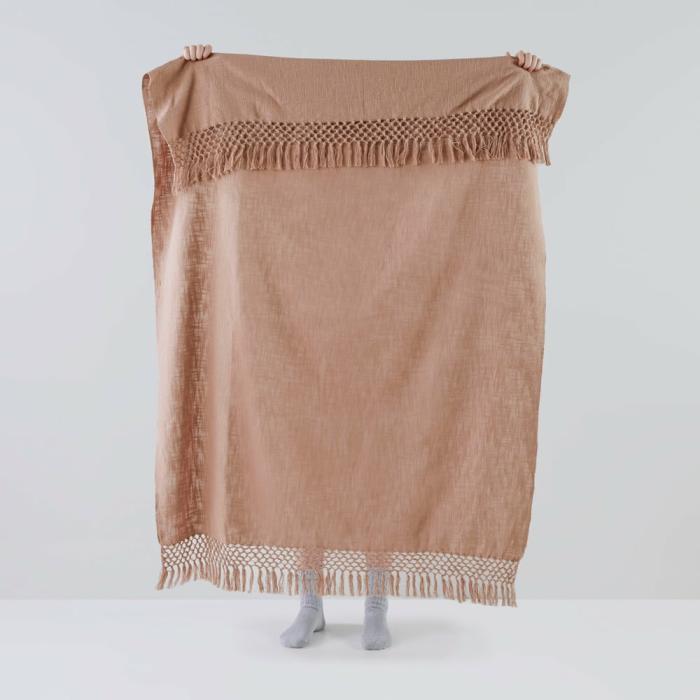 Throws & Blankets |  Macrame Hazelnut Knot Throw Home Styling Throws & Blankets