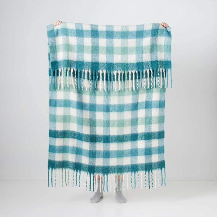 Throws & Blankets |  Michigan Carter Check Throw Home Styling Throws & Blankets