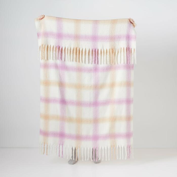 Throws & Blankets |  Michigan Ombre Check Throw Home Styling Throws & Blankets