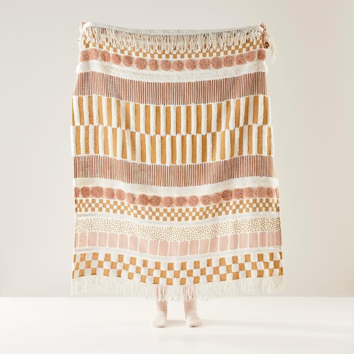 Throws & Blankets |  Paloma Brown Tufted Throw Home Styling Throws & Blankets