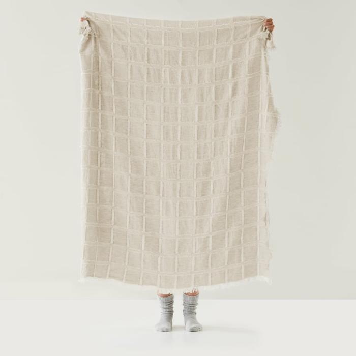 Throws & Blankets |  Pasquale Natural Linen Throw Home Styling Throws & Blankets