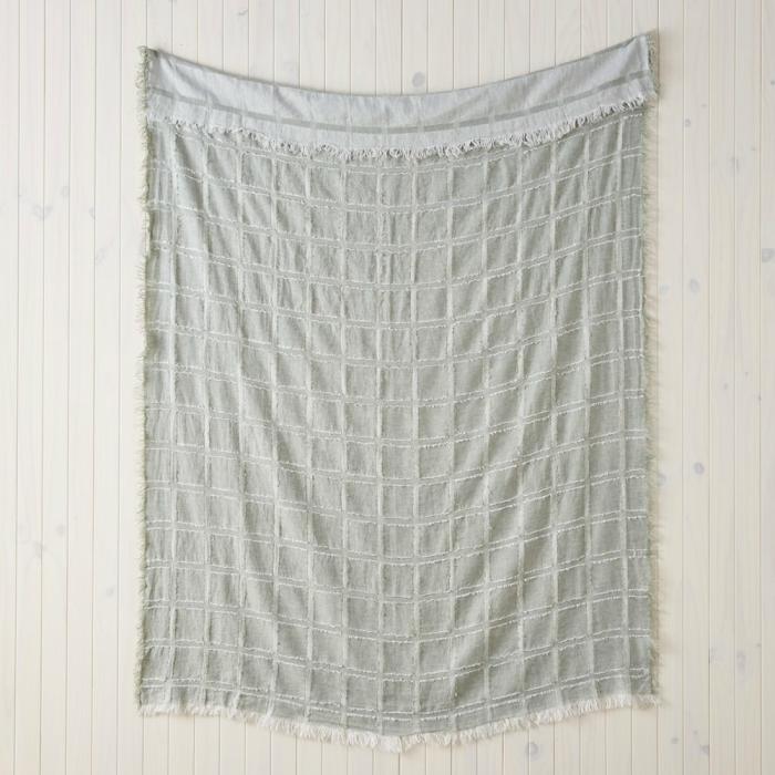 Throws & Blankets |  Pasquale Soft Green Linen Throw Home Styling Throws & Blankets