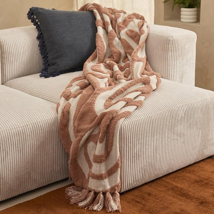 Throws & Blankets |  Samoa Hazelnut Throw Home Styling Throws & Blankets