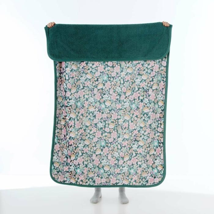 Throws & Blankets |  Sherpa Libertine Floral Green Throw Home Styling Throws & Blankets