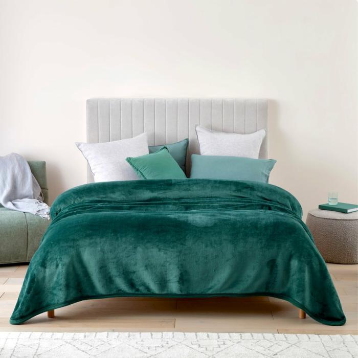 Throws & Blankets |  Sherpa Teal Blanket Home Styling Throws & Blankets