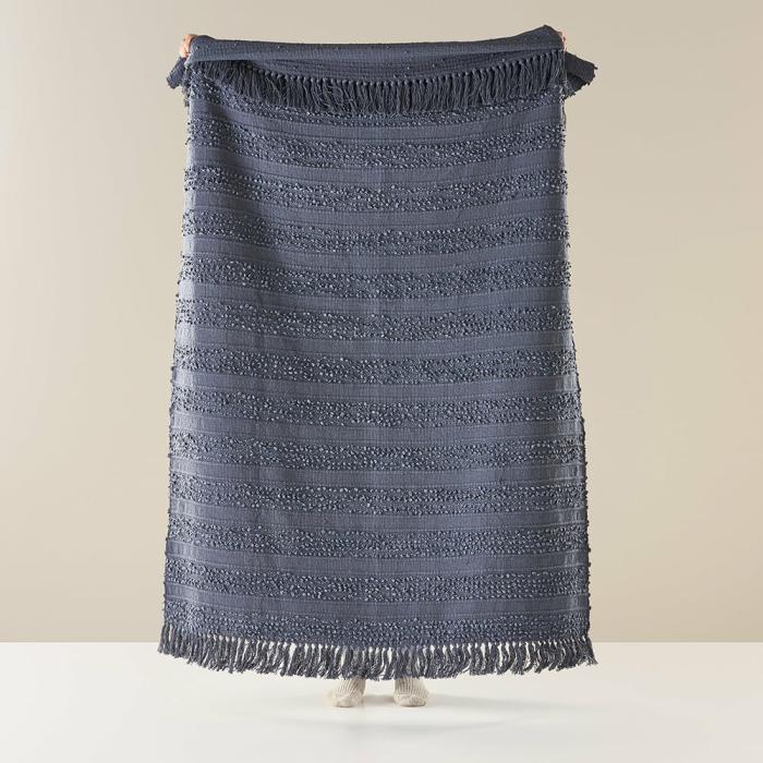 Throws & Blankets |  Somerset Winter Blue Throw Home Styling Throws & Blankets