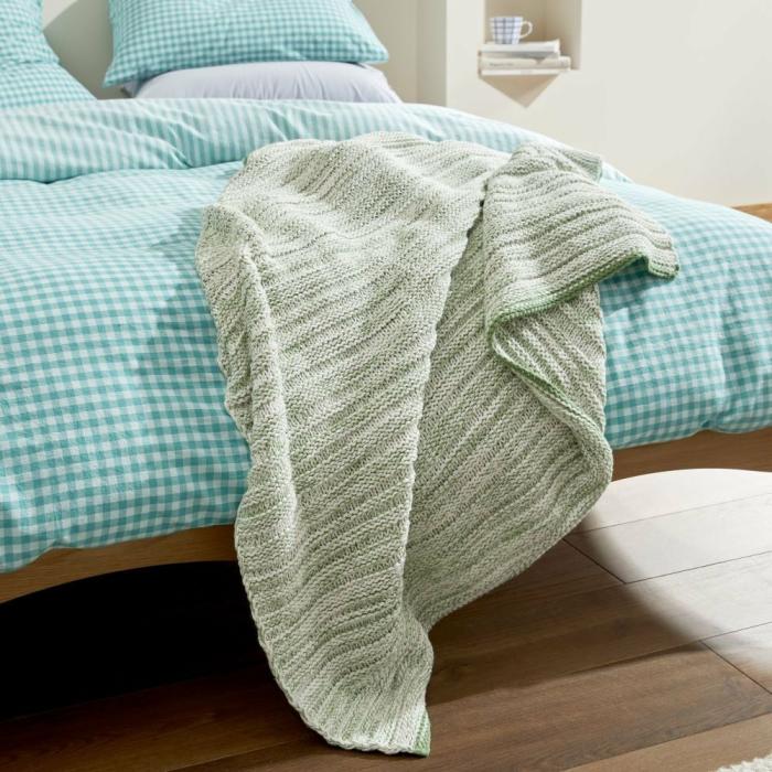 Throws & Blankets |  Sundae Green Chunky Knit Throw Home Styling Throws & Blankets