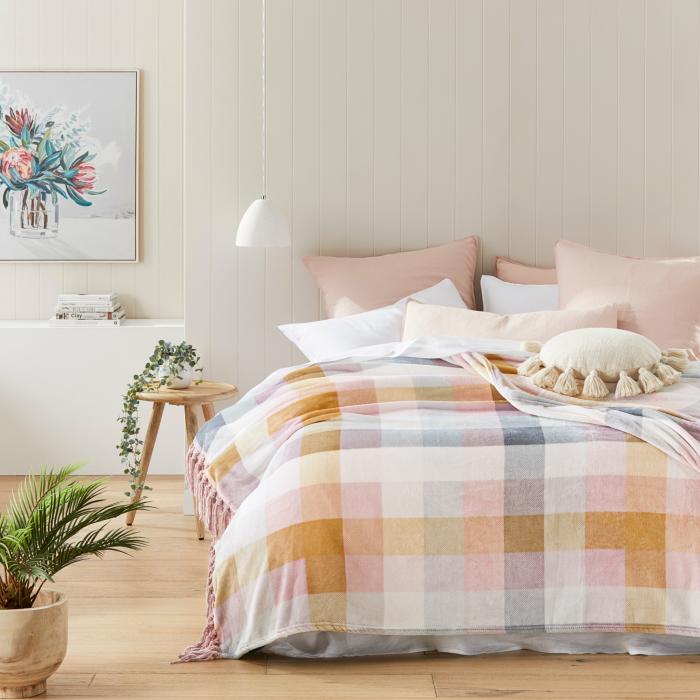 Throws & Blankets |  Supersoft Soulful Check Blanket Home Styling Throws & Blankets