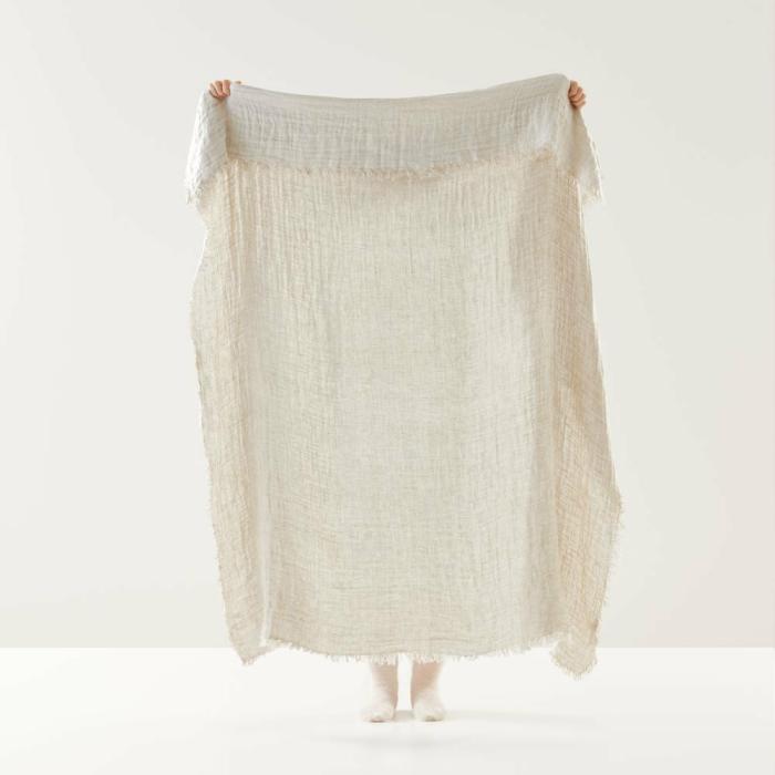 Throws & Blankets |  Suri Natural Linen Throw Home Styling Throws & Blankets