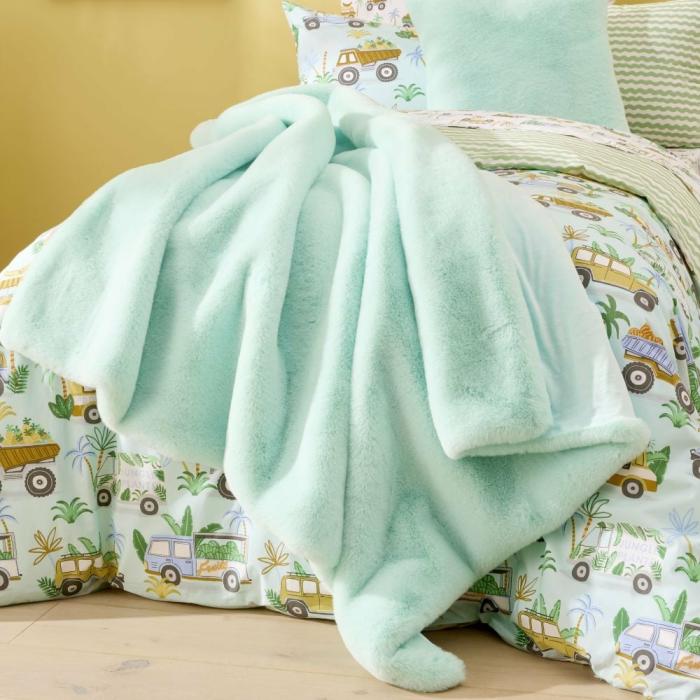 Throws |  Frankie Mint Faux Fur Throw Kids Decor Throws