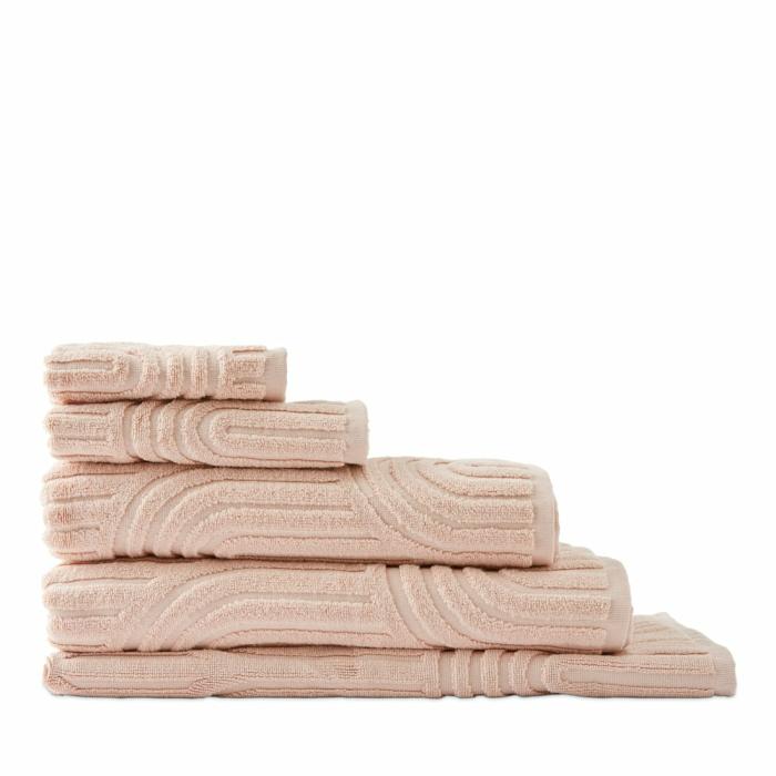 Towels |  Archie Nude Pink Towel Range Bathroom & Laundry Towels