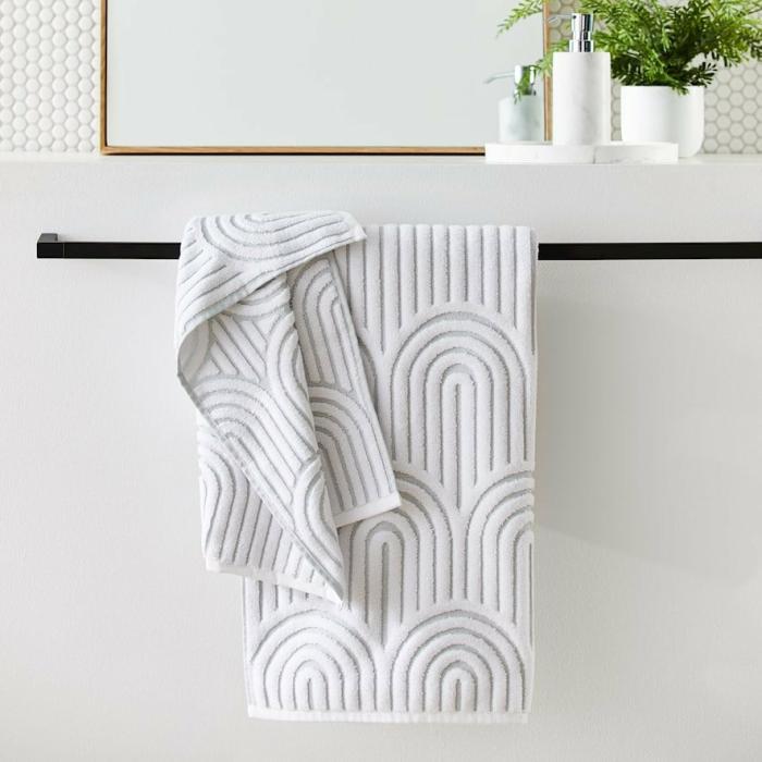 Towels |  Archie White Marle Towel Range Bathroom & Laundry Towels