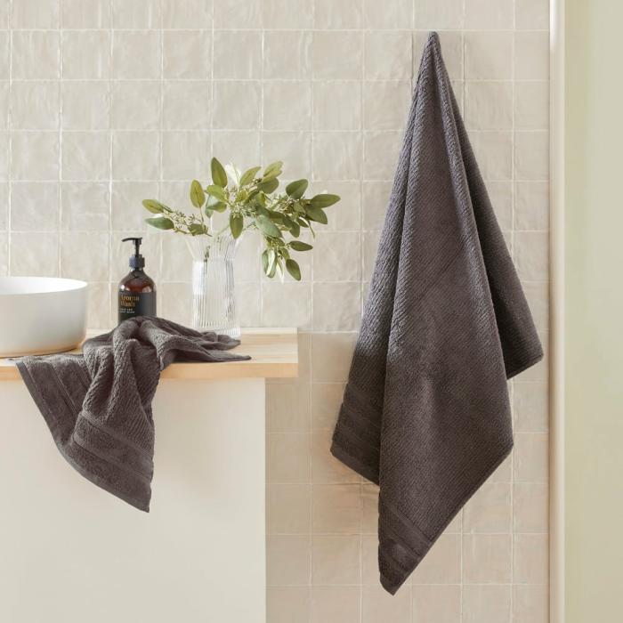 Towels |  Flinders Coal Towel Range Bathroom & Laundry Towels