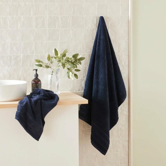 Towels |  Flinders Midnight Towel Range Bathroom & Laundry Towels