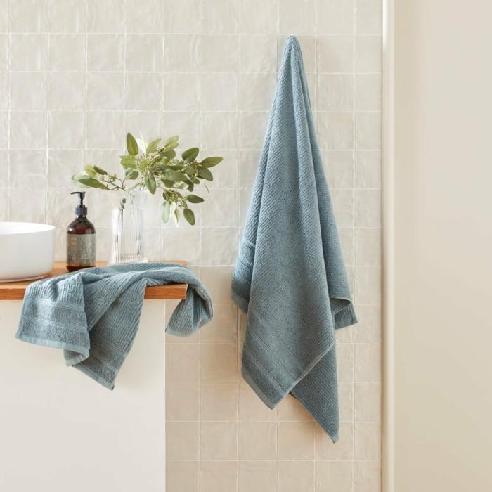 Towels |  Flinders Sea Blue Towel Range Bathroom & Laundry Towels