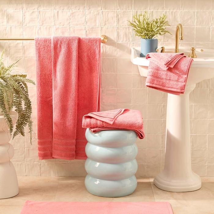 Towels |  Flinders Strawberry Towel Range Bathroom & Laundry Towels