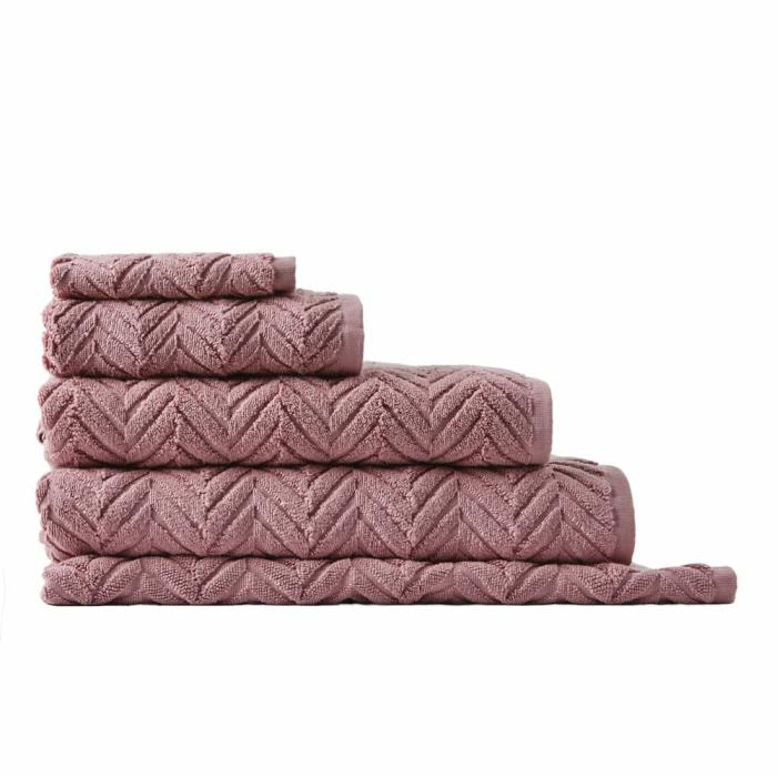 Towels |  Mimosa Heather Textured Towel Range Bathroom & Laundry Towels