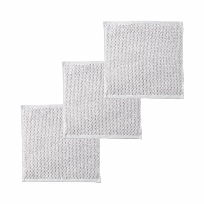 Towels |  Morgan Soft Grey Face Washer Pack Of 3 Bathroom & Laundry Towels