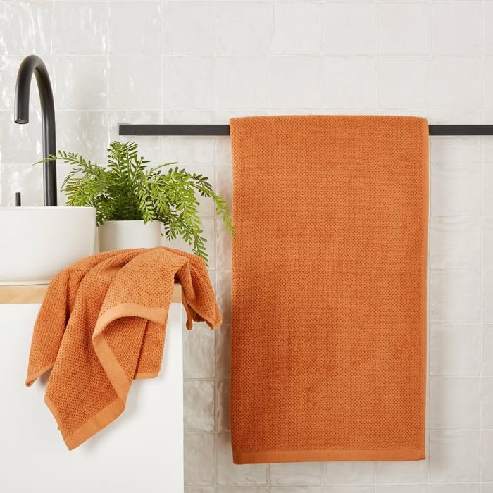 Towels |  Savannah Chestnut Textured Towel Range Bathroom & Laundry Towels