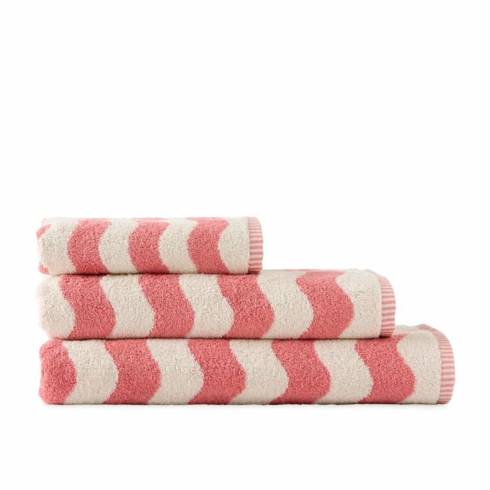 Towels |  Wave Strawberry Towel Range Bathroom & Laundry Towels