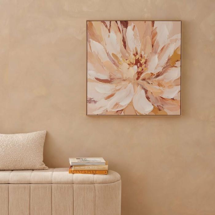 Wall Art & Mirrors |  Kakadu Sunset Flower Square Canvas Home Styling Wall Art & Mirrors