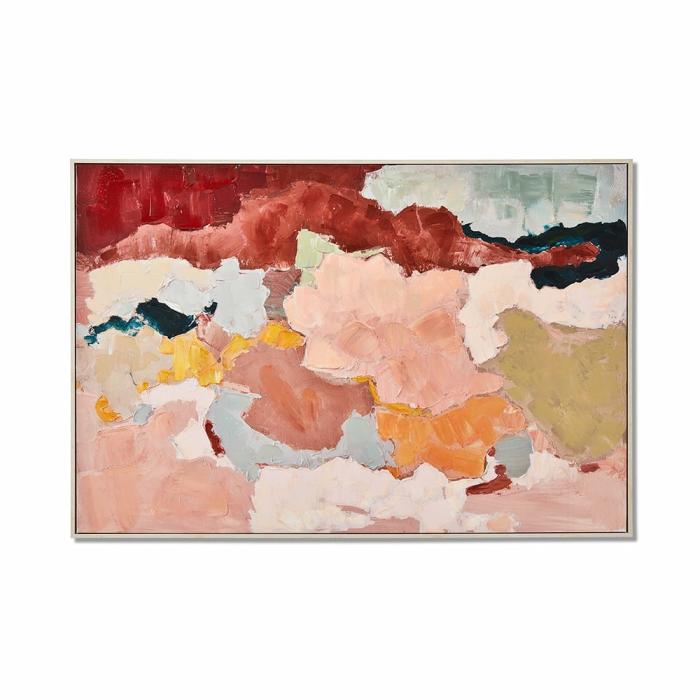 Wall Art & Mirrors |  Oasis Desert Sand Abstraction Canvas Home Styling Wall Art & Mirrors