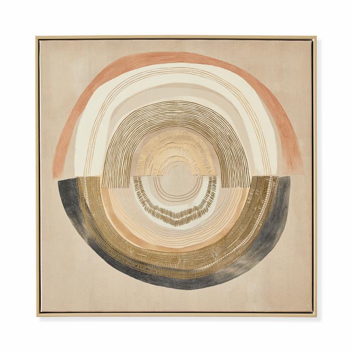 Wall Art & Mirrors |  Oasis Earth Circle Small Canvas Home Styling Wall Art & Mirrors