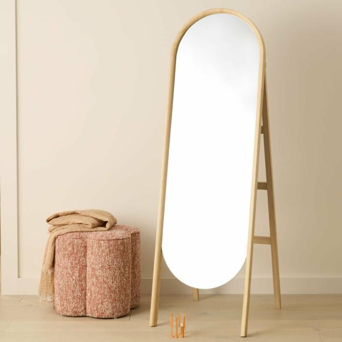 Wall Art & Mirrors |  Ridley Natural Floor Mirror Home Styling Wall Art & Mirrors