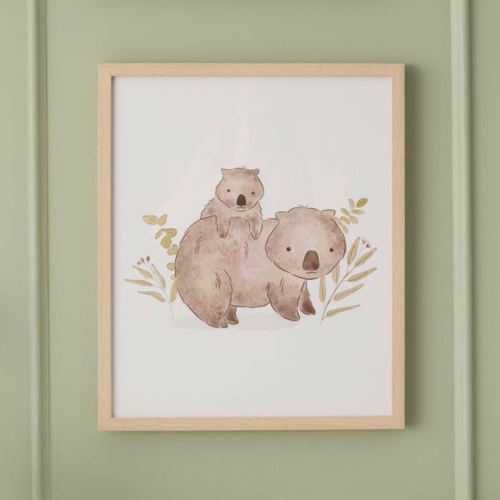 Wall Decor |  Animals Of Oz Wombats Nursery Wall Art Kids Decor Wall Decor