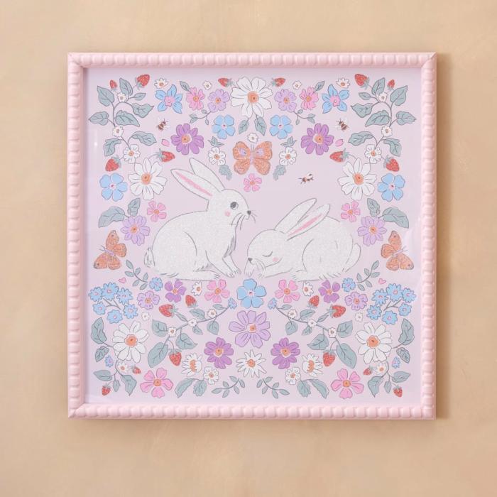 Wall Decor |  Bouncing Bunnies Wall Art Kids Decor Wall Decor