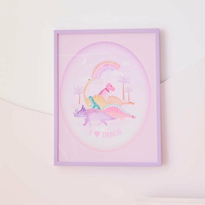 Wall Decor |  Dino Darlings Wall Art Kids Decor Wall Decor