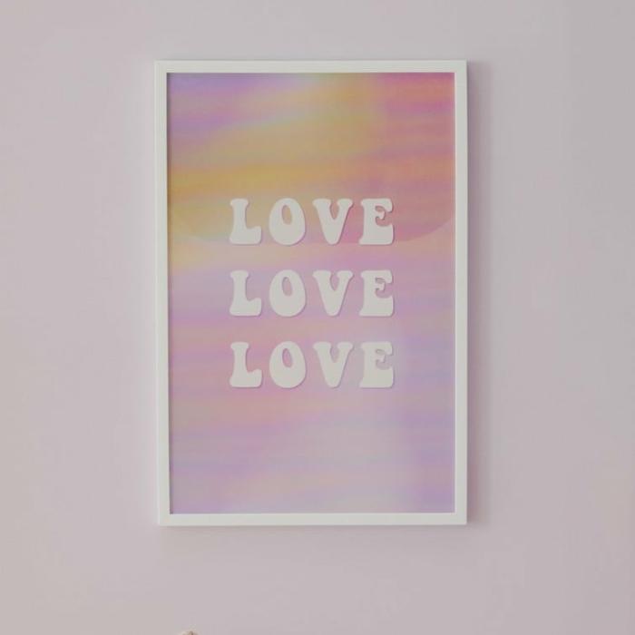 Wall Decor |  Love Love Love Wall Art Kids Decor Wall Decor