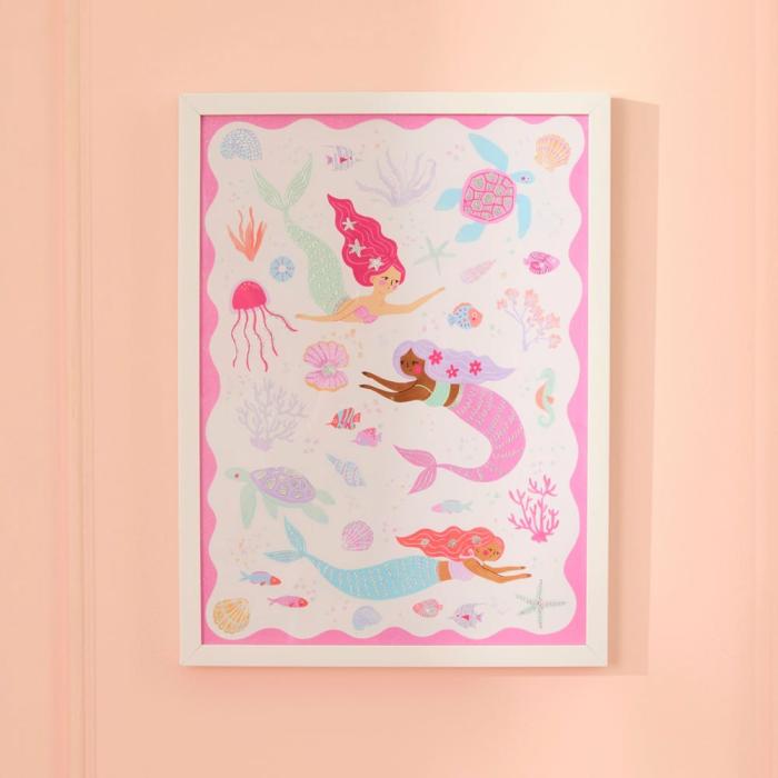 Wall Decor |  Mermaids Wall Art Kids Decor Wall Decor