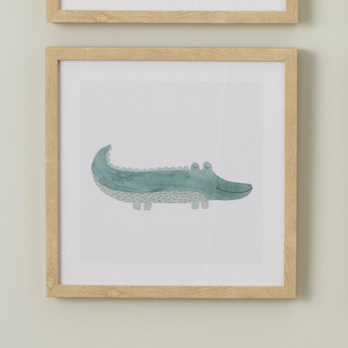 Wall Decor |  Nursery Crocodile Wall Art Kids Decor Wall Decor