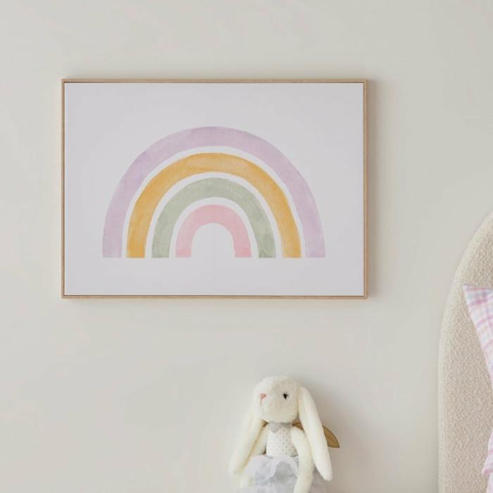 Wall Decor |  Rainbow Lilac Wall Art Kids Decor Wall Decor