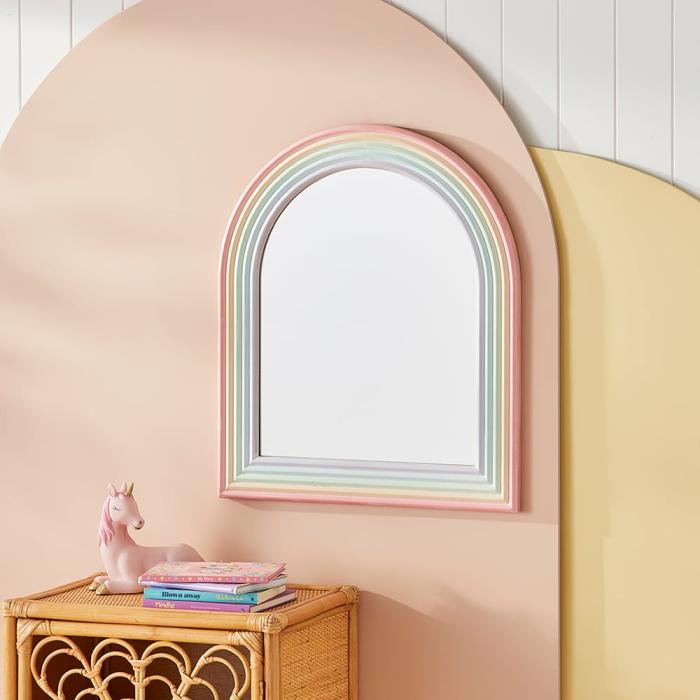 Wall Decor |  Rainbow Mirror Kids Decor Wall Decor