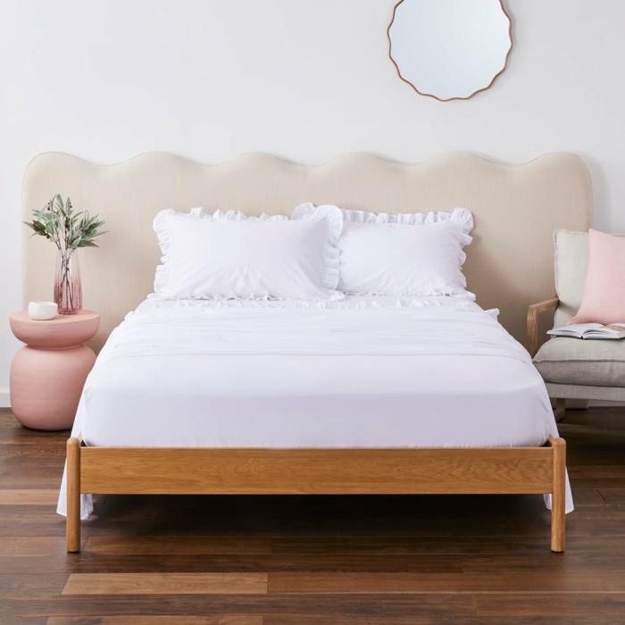 Sheets |  Ruffle White Sheet Set Bedlinen Sheets