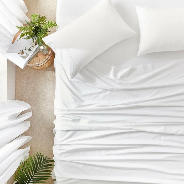 Sheets |  Worlds Softest Cotton White Sheet Separates Bedlinen Sheets