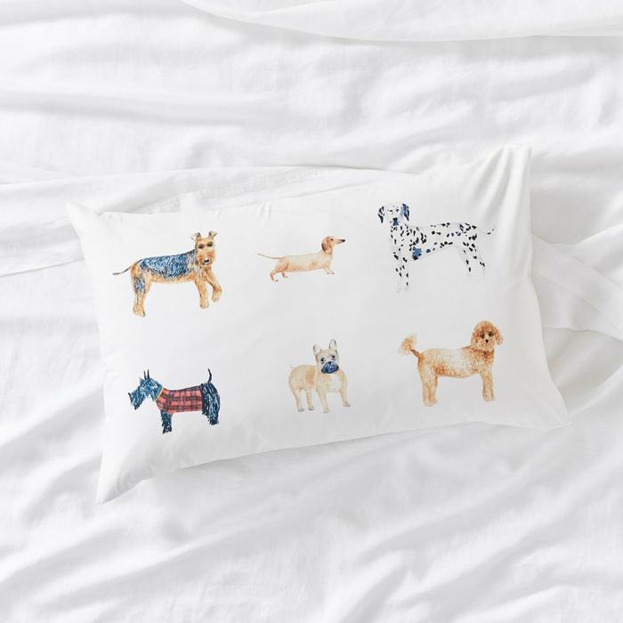 Pillowcases |  Dogs Text Pillowcase Bedlinen Pillowcases