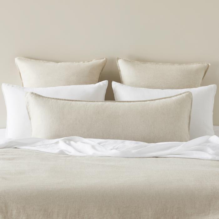 Pillowcases |  Vintage Washed Linen Linen Bolster Pillowcase Bedlinen Pillowcases