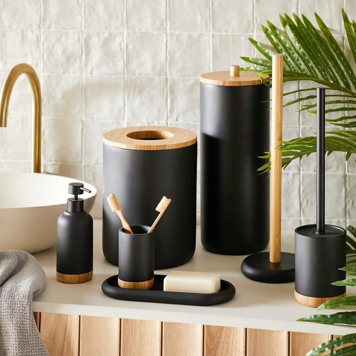 Bathroom Accessories |  Clayton Black Bathroom Accessories Bathroom & Laundry Bathroom Accessories