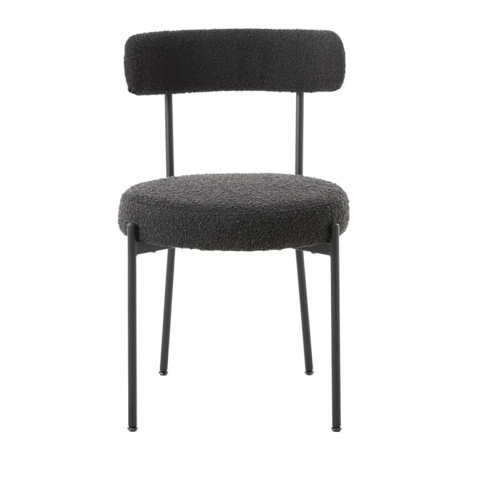 Dining Chairs, Tables & Counter Stools |  Remi Black Boucle Dining Chair Set Of 2 Dining Chairs, Tables & Counter Stools Dining Chairs, Tables & Counter Stools