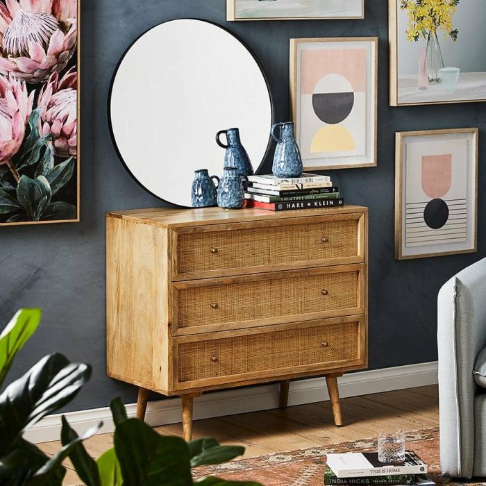 Storage & Shelves |  Anjuna Collection Natural Chest Of Drawers Living Room Storage & Shelves