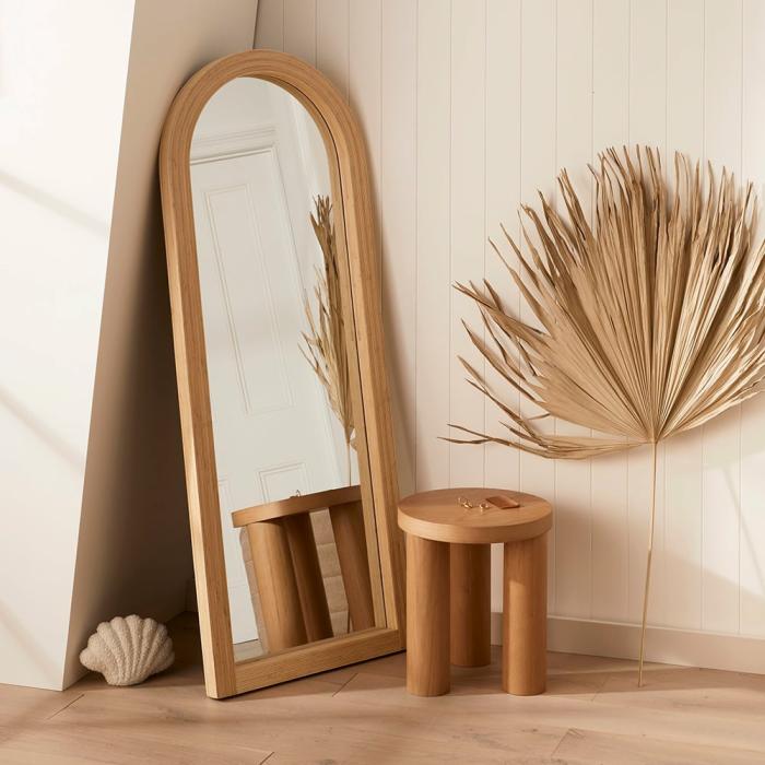 Wall Art & Mirrors |  Corfu Natural Floor Arch Mirror Home Styling Wall Art & Mirrors