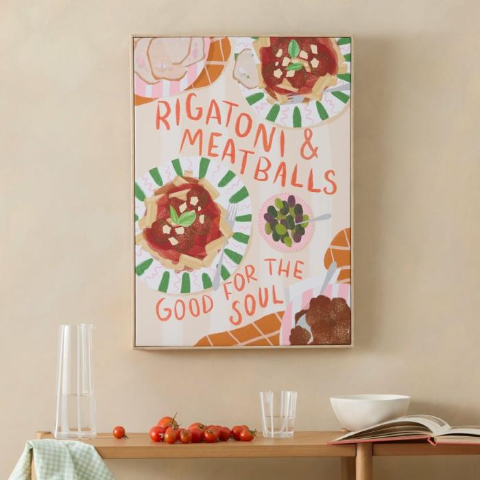 Wall Art & Mirrors |  Foodies Rigattoni Wall Art Home Styling Wall Art & Mirrors