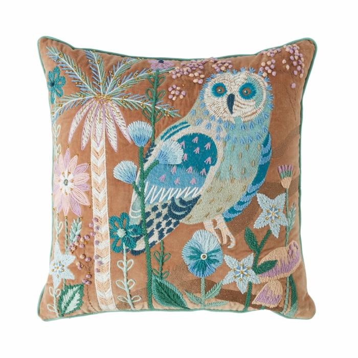 Cushions |  Raven Brown Owl Cushion Cushions Cushions